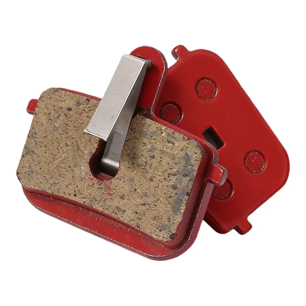 Bicycle Brake Pads Red Replace Tools Replacement 1 Pair 2pcs Components Low Disk Wear Mountain Bike High Quality