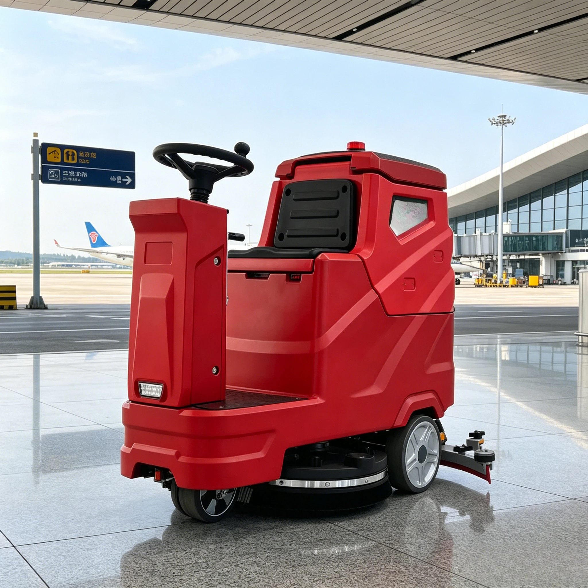 Industrial Floor Scrubber - Lavasciuga Pavimenti Industriale Multifunzione Durevole a