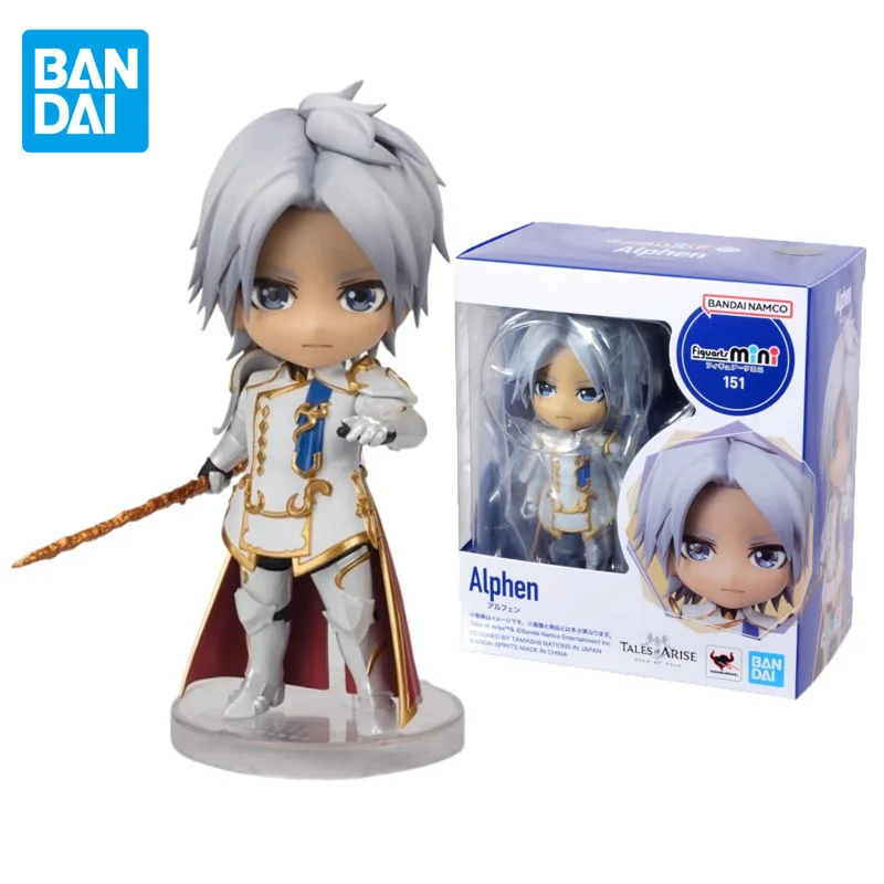 

Bandai Original Figuarts Mini Tales of Arise Anime Figure Alphen Action Figure Toys for Boys Girls Kids Children Birthday Gifts