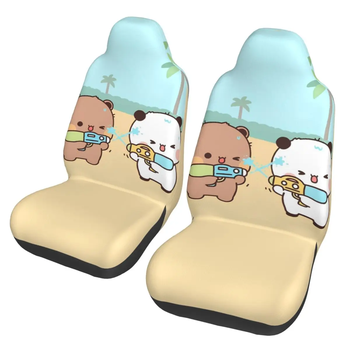 

Bubu Dudu Yier Beer Cartoon Car Seat Cover Protector Interior Accessories Suitable For All Kinds Models Car Seat Covers