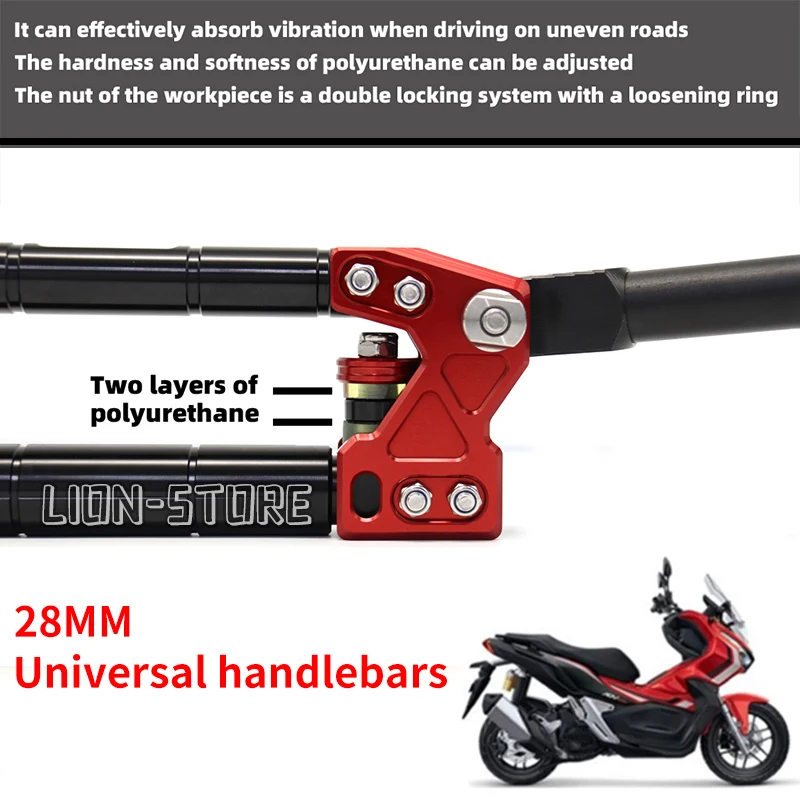 for Honda ADV350 ADV160 ADV150 CB150R CB300R CB650R CB1000R motorcycle handlebar shock-absorbing handlebar 28MM universal handle