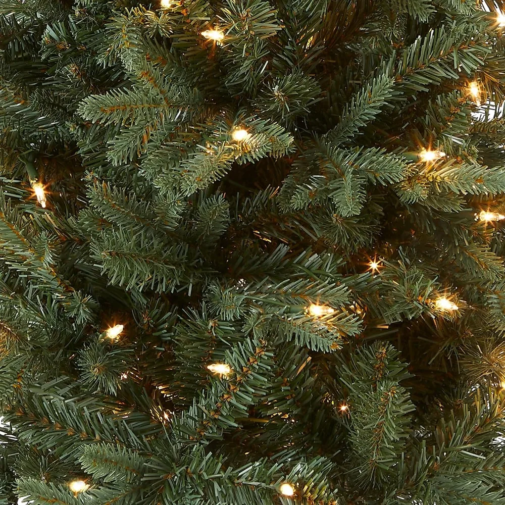 Christmas Trees Pre Installed Lighting Artificial Mini Christmas Tree | Including Small Lights and Bag Base Home & Garden