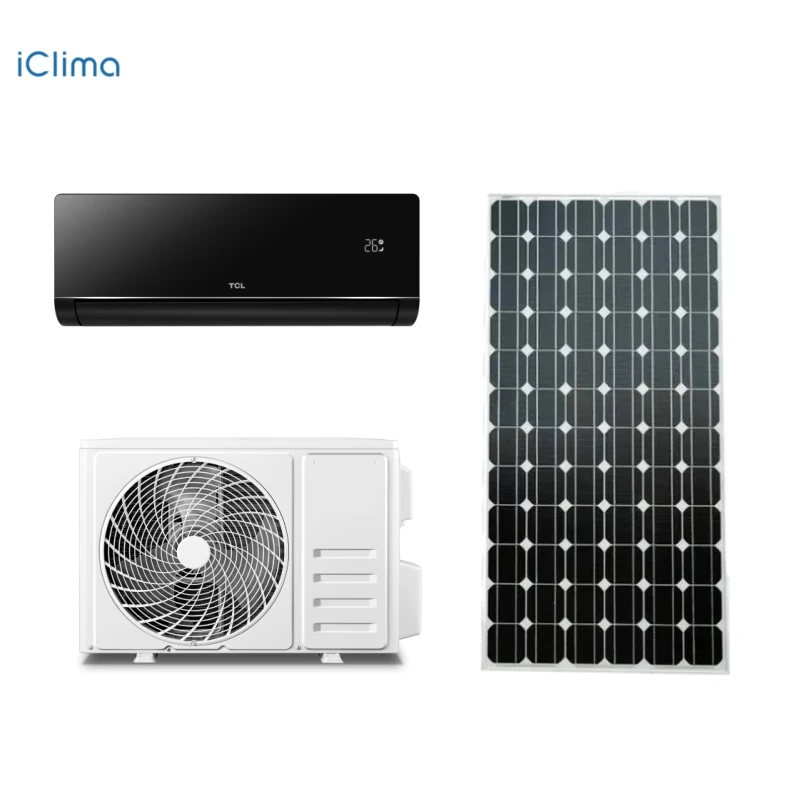 ODM OEM Household 13000BTU AC DC 48V R32 Split Hybrid System Solar Power Cooling/Heating Air Conditioner