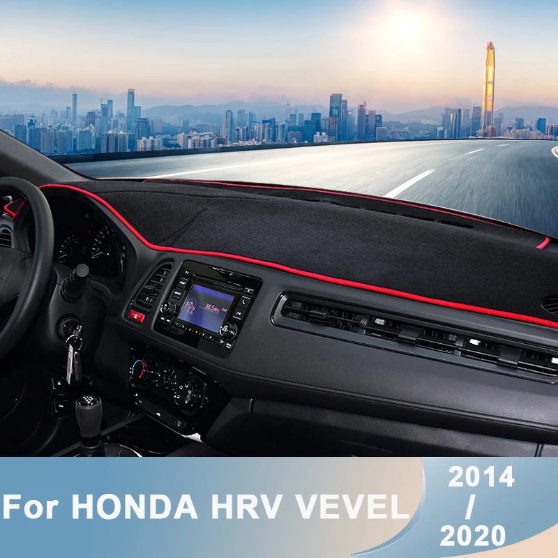 

car accessories Dashboard Mat Avoid Light Pad Instrument Platform Cover For Honda Hr-v Hrv Vezel 2014- 2018 2019 2020 Adornment