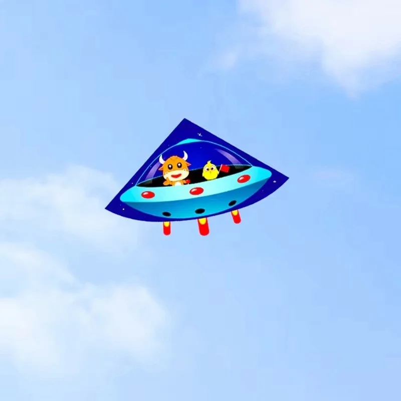 Envío Gratis nuevos niños pipas línea de cuerda voladora juguetes al aire libre para niños dibujos animados pipas ripstop juguetes inflables de nailon paracaídas