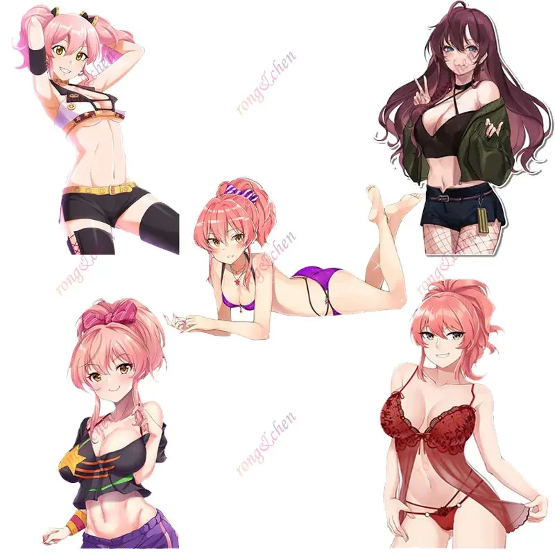 

Cartoon Anime Car Sticker Sexy Girl for Car Motorcycle Racing Helmet Laptop Trunk Body Car Window Surfboard PVC Vinyl Decals