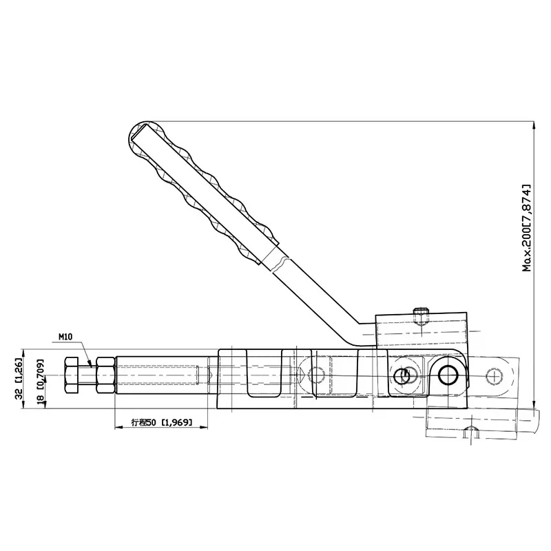 CH-31200-HL المشبك CH31200HL المشبك Ch31200hl دفع سحب المشبك