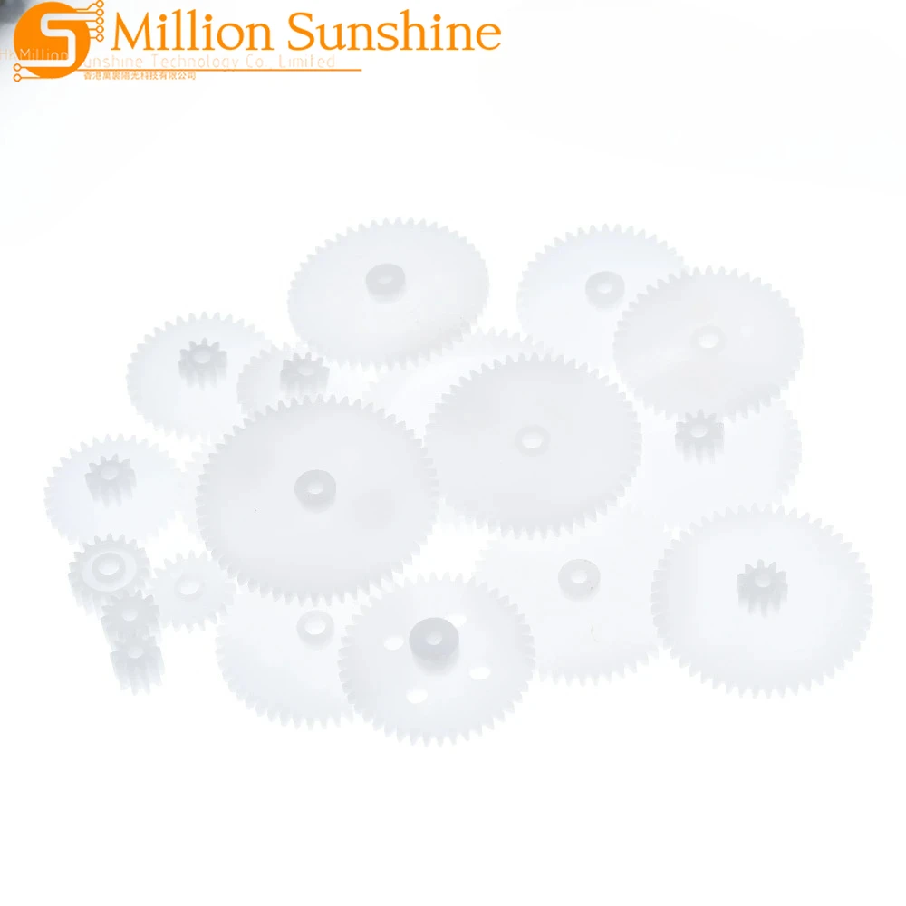 IMC hot 58 styles Plastic Gears Cog Wheels All The Module 0.5 Robot Parts DIY Necessary