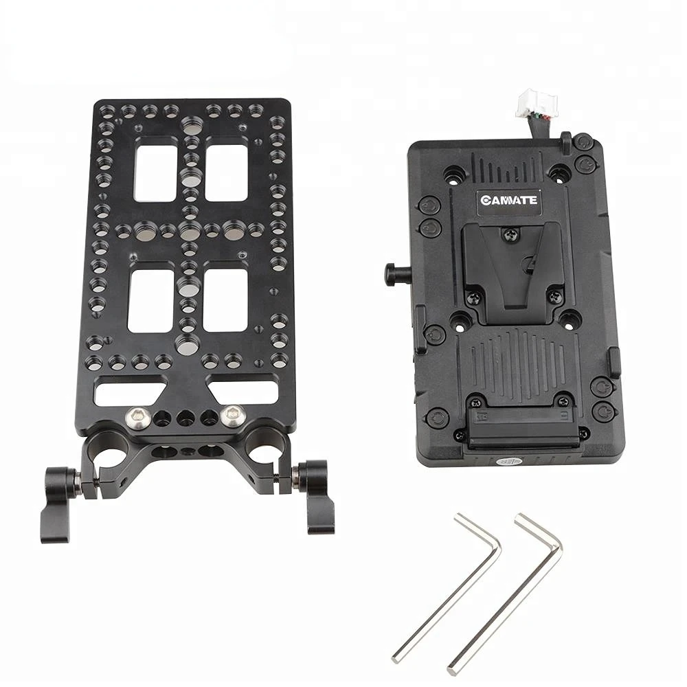 V-lock dual battery mounting plate mount for URSA Mini photographic accessories