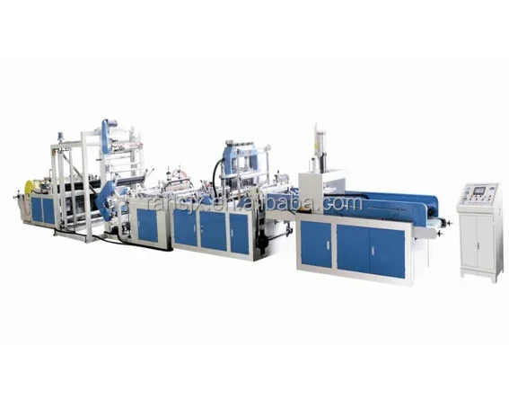 WFB-600B Automatic non woven fabric T-shirt carry bag ultrasonic sealing cold cutting machine