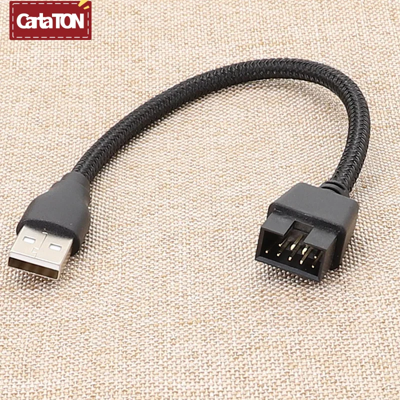 20cm PC Hardware Cables & Adapters USB A Male To 9 Pin Male Mainboard Extension Cable Convenient and Efficient Easy To Use