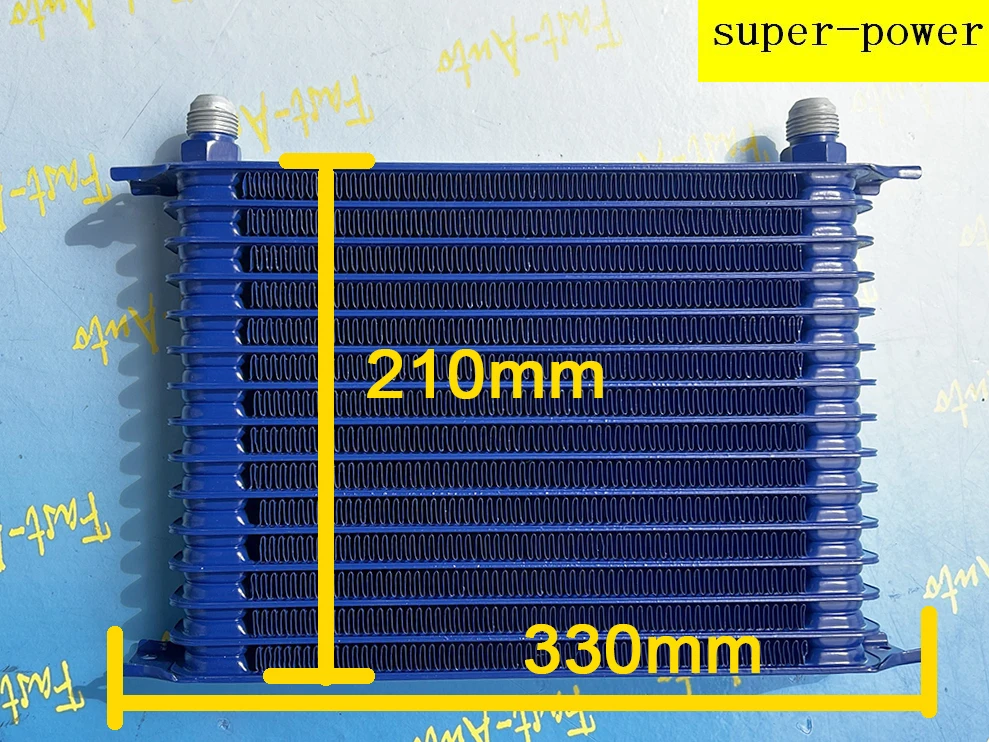 Universal 15 Row trust style Oil Cooler / mocal style /  transmission oilcooler/ all alumium radiator