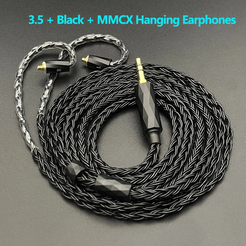 16 Core MMCX Connector Upgrade Copper Headphone Cable 3.5mm 4.4mm Balance Cable For SE215 535 846 GR09 N3AP