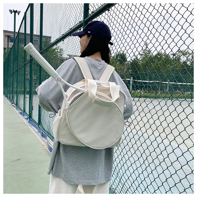 

Водонепроницаемый женский рюкзак из нейлоновой ткани, многофункциональная сумка для хранения ракеток, сумка через плечо, легкая мужская спортивная сумка