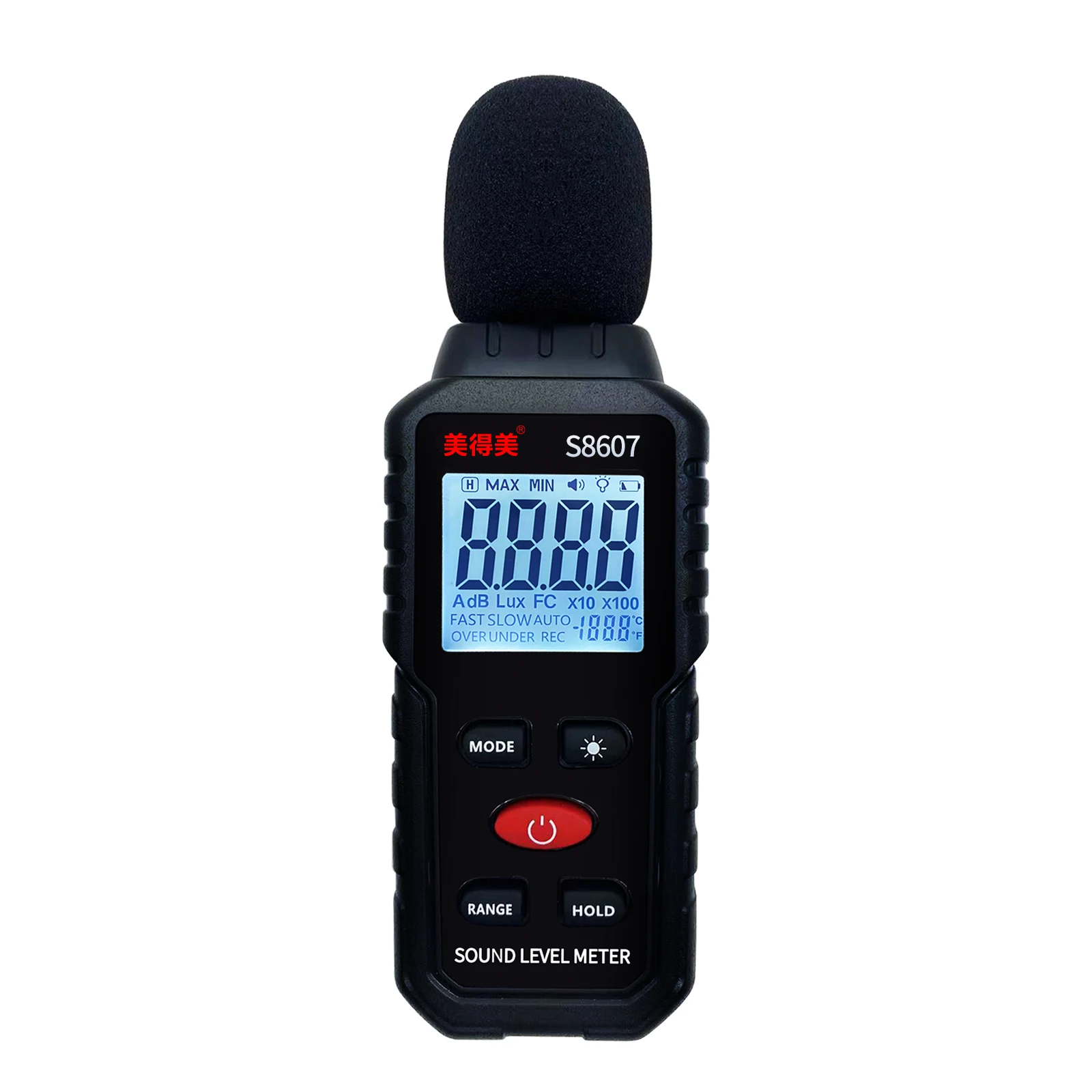 Misuratore di Decibel 30-130dB Tester misuratore di rumore digitale misuratore di livello sonoro misuratore di Volume rilevatore di Volume strumento di misurazione del suono