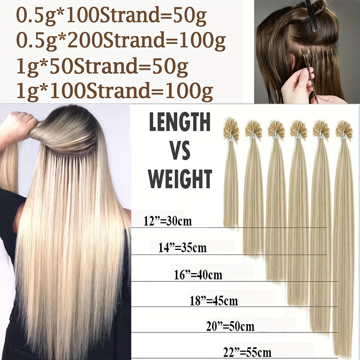 30 جرام مستقيم الإنسان الانصهار الشعر مسمار U تلميح آلة صنع ريمي شعر مستعار بشري مسمار تلميح آلة صنع الشعر التمديد الطبيعي