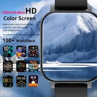 Montre connectée sportive à écran tactile intégral de 1,83 pouce, design tendance et dernière génération, pour hommes et femmes, appels sans fil 5