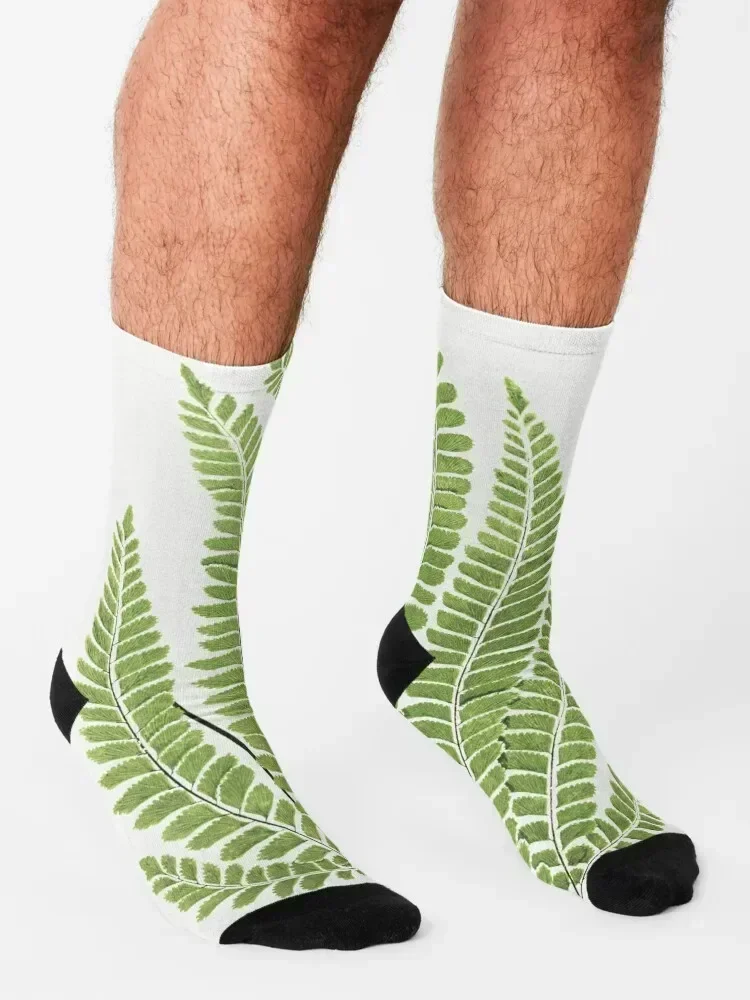 Fantastic Fern Fronds Socks gift FASHION football Children's Male Socks Women's