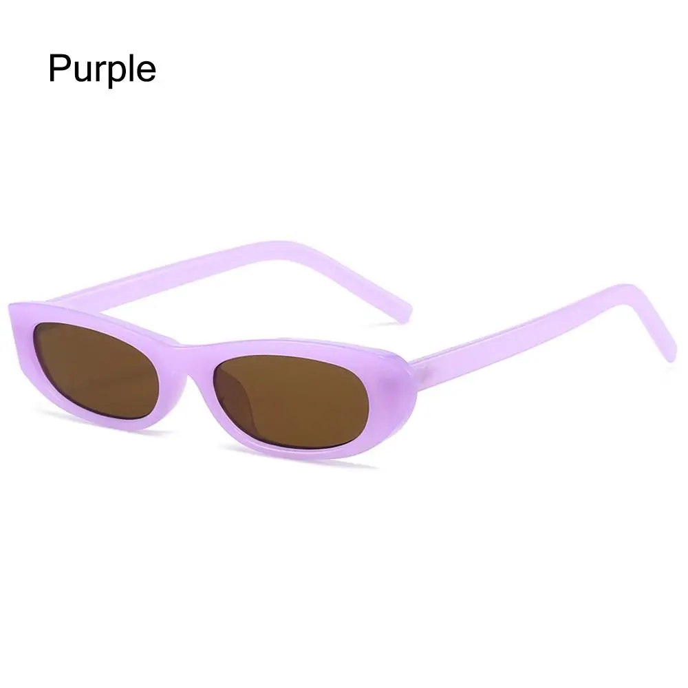 

Trendy Retro Cat Eye Sunglasses Fashion Small Frame Shades Women's Oval Sun Glasses for Women