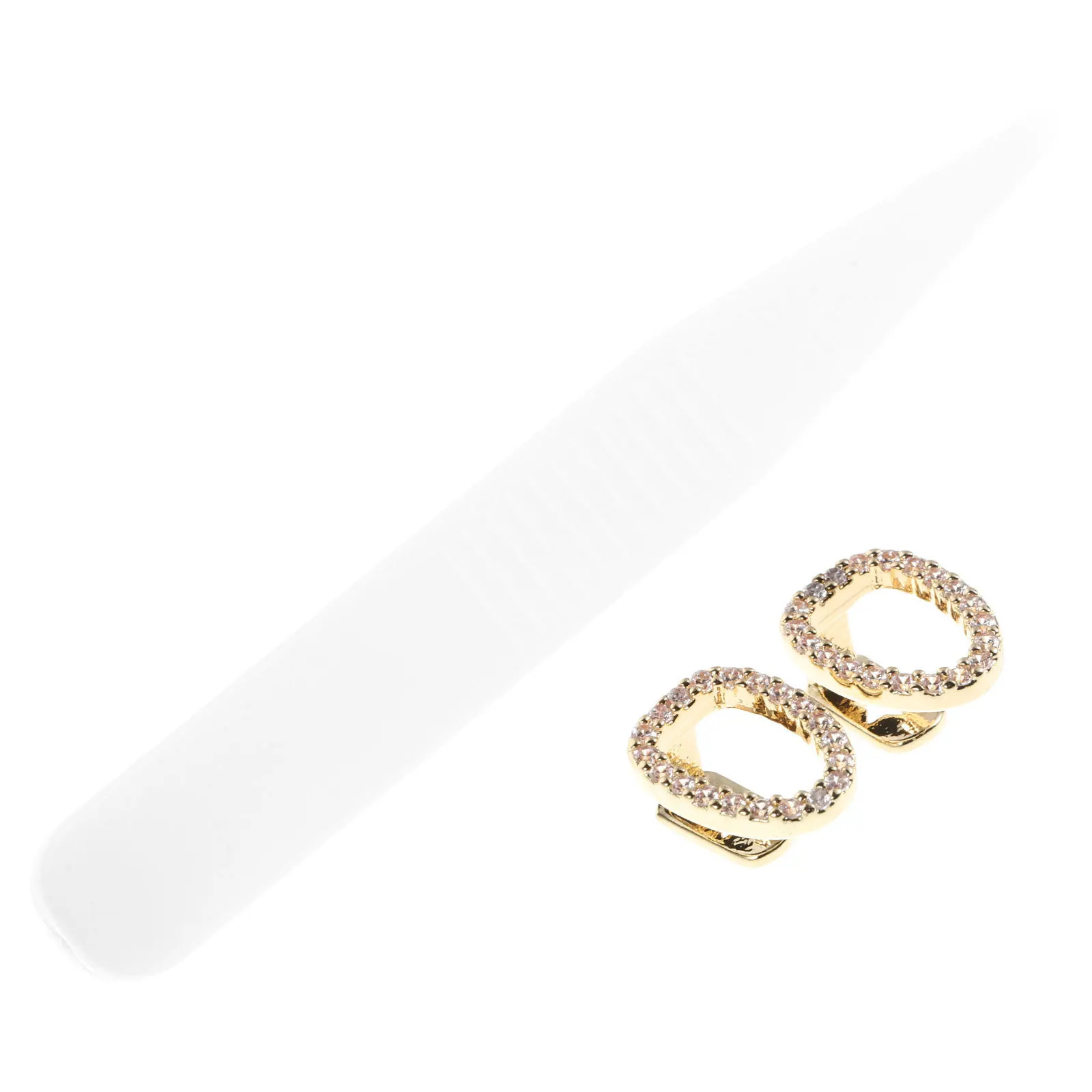 1 مجموعة الهيب هوب الأسنان شواء مطلية بالذهب النحاس المعبرة واحدة الأسنان قبعة مجوهرات للرجال النساء بلينغ مغني الراب اكسسوارات الطرف