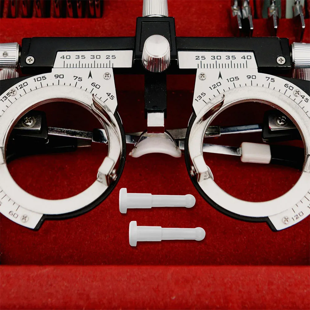 

4pcs Optometry Fixing Rods Plastic Chin Rest Paper Pins Optometry Equipment Accessories Fixing Tools For Accurate Measurement