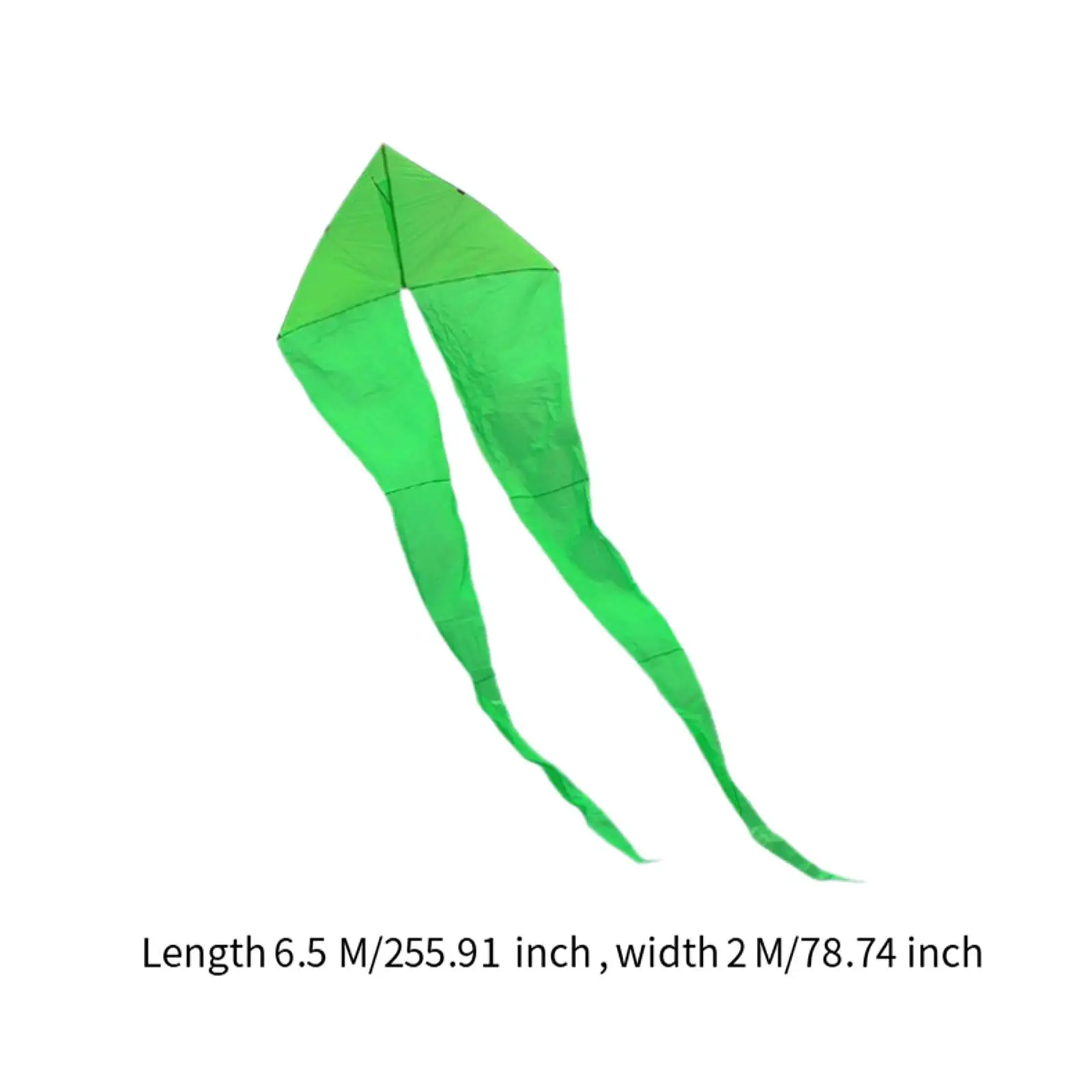 Cometa triangular con cola larga, juguetes al aire libre para parque de playa, patio trasero, niños