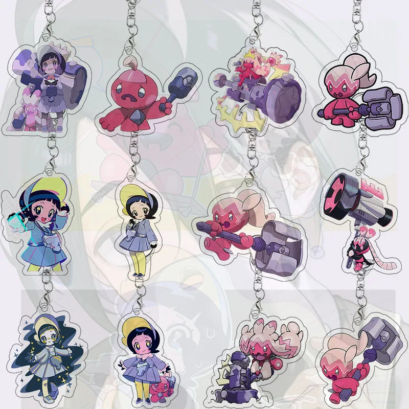 Porte-clés en acrylique Poppy Tinkatink Tinkatuff, pendentif, ornements suspendus, accessoires de décoration de sac, porte-clés pour fille, cadeaux d'anniversaire pour étudiants