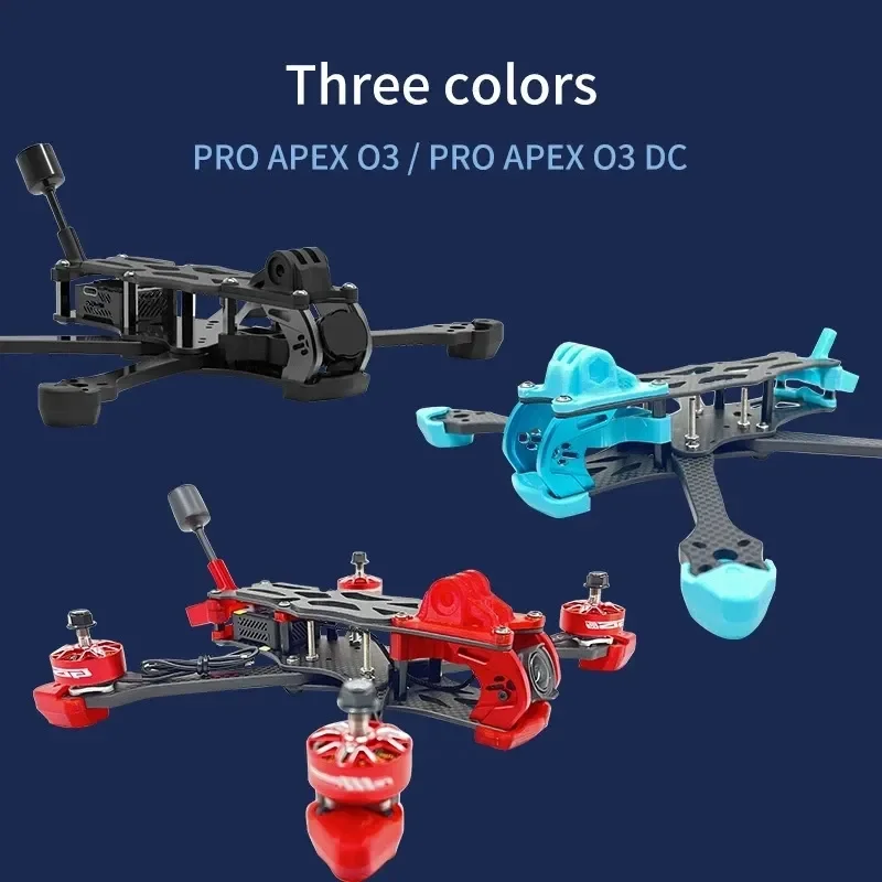 PRO APEX5 O3 5inch KIT 225mm Frame FPV Racing Frame For O3 Air Unit HD Carbon Fiber Quadcopter Frame Kit 5.5mm arm For APEX FPV