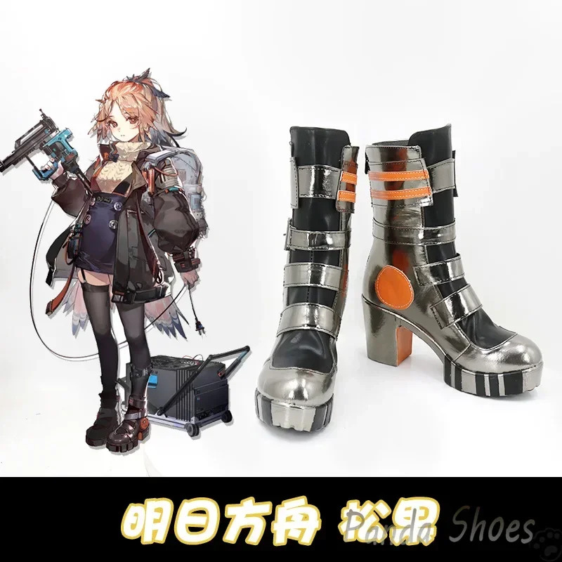 

Game Arknights Pinecone Cosplay Shoes Anime Cos Comic Cosplay Costume Prop Shoes for Con Halloween Party