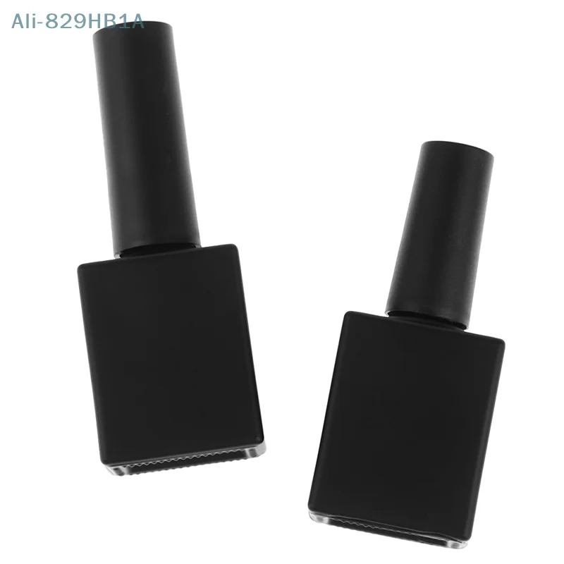 Flcopropriété de vernis à ongles africain 15ml, bouteille en verre avec brosse, récipient de retouche