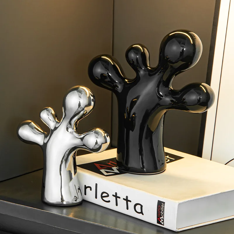 

Fun Foot Ornaments, Light Luxury High-end Wine Cabinet Soft Decoration Set, Modern Living Room TV Home Decoration Sculpture