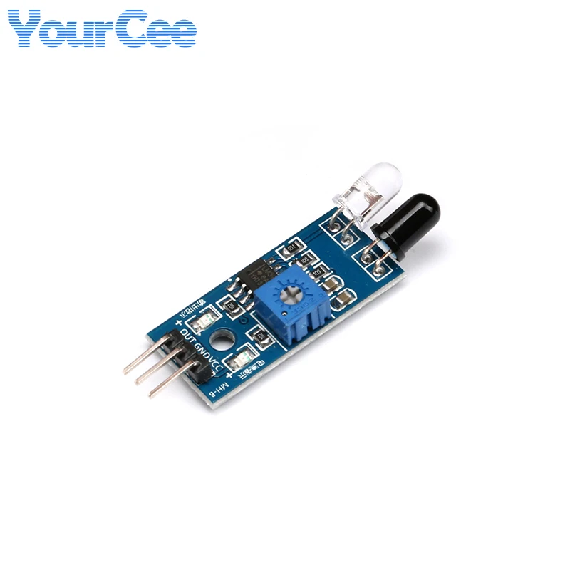 5pcs/1pc MH-B IR Infrared Obstacle Avoidance Sensor Module for Arduino Smart Car Robot 3-Wire Reflective Photoelectric