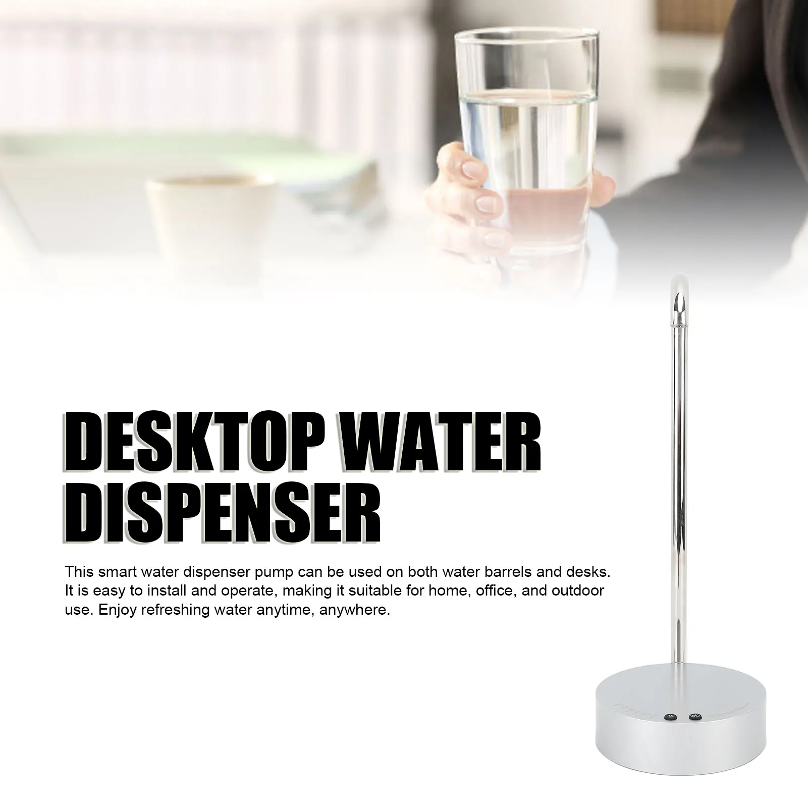 Desktop Water Dispenser Automatic Drinking Electric Mineral Water Bottle Pump for Home and Office