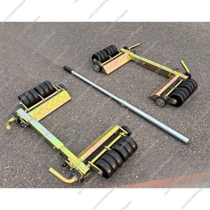 Tow Truck Dolly Wheels Dual Row Car Wheel Skates Vehicle Moving Dolly Recovery Trailer Accessory