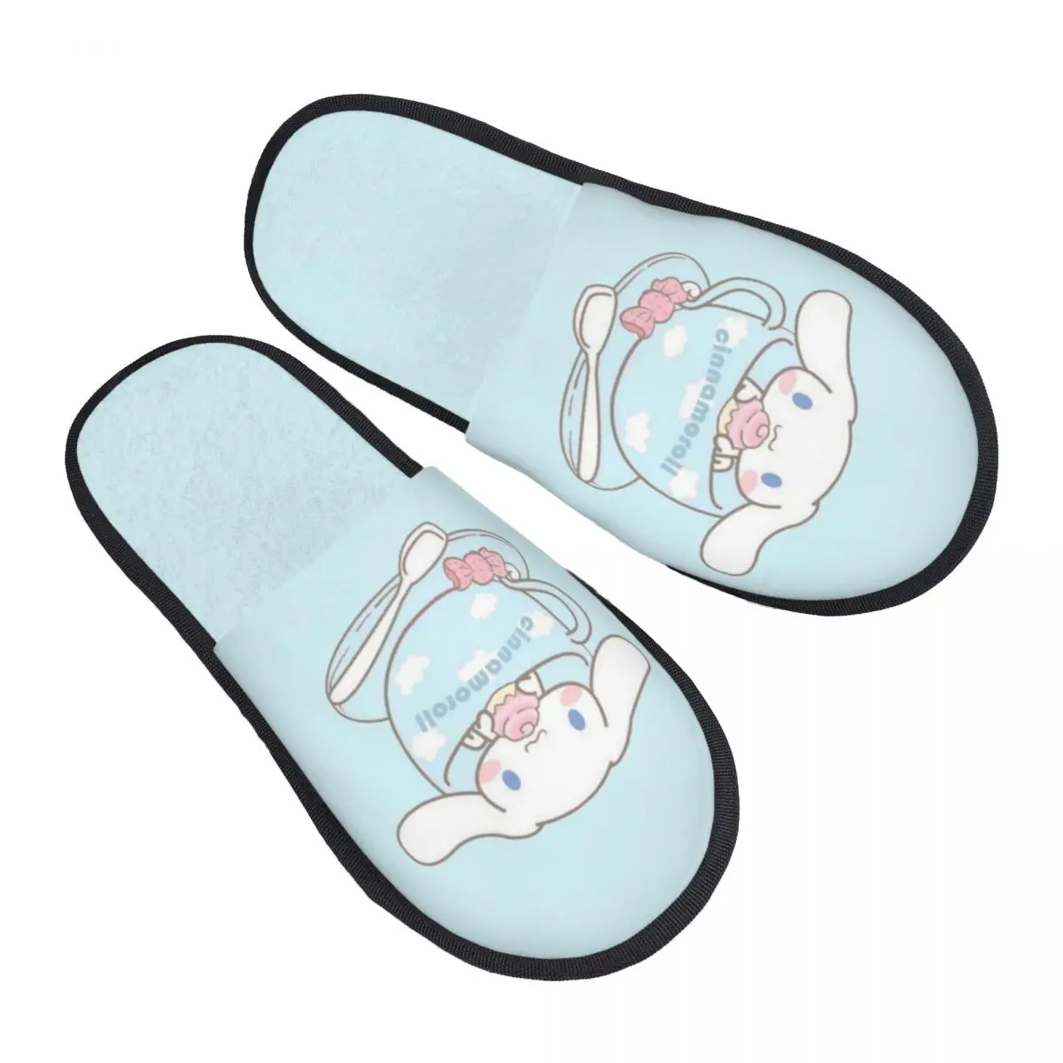 

Женские тапочки Cinnamoroll с принтом на заказ, уютные теплые пушистые тапочки из пены с эффектом памяти, домашняя уличная обувь