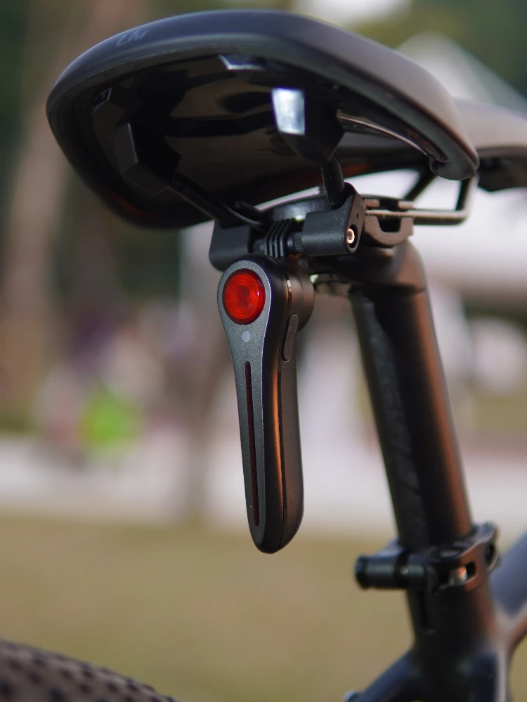 AliExpress NONE Bike Tail Light USB-C Rechargeable Brake Sensor IPX5 Waterproof LED Bicycle Rear Light with 6 Lighting Modes for Cycling