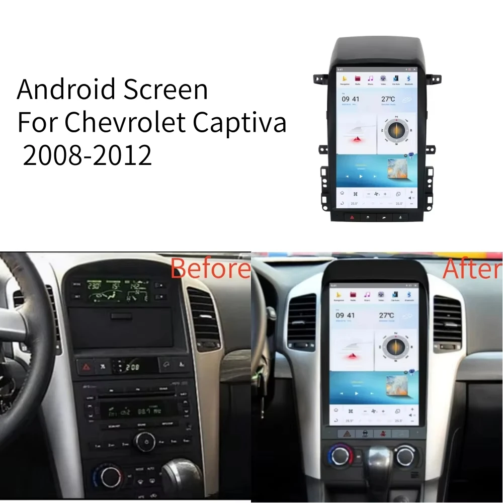 LCD Android Screen For Chevrolet Captiva 2008-2012 Car Radio Stereo Receiver Autoradio Multimedia Player GPS Navigation Unit