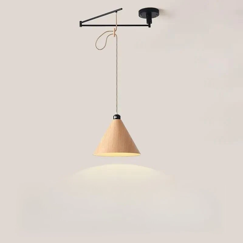 Creative removable LED chandelier retro retractable joystick light for restaurant study bar