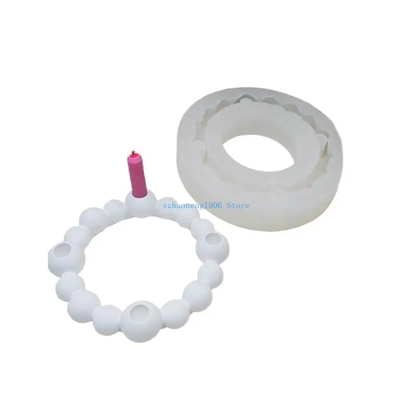 

85LF ручное изготовление круглых шариков, формы для подсвечников, подсвечник, форма для ручного изготовления орнаментов, ваш дом