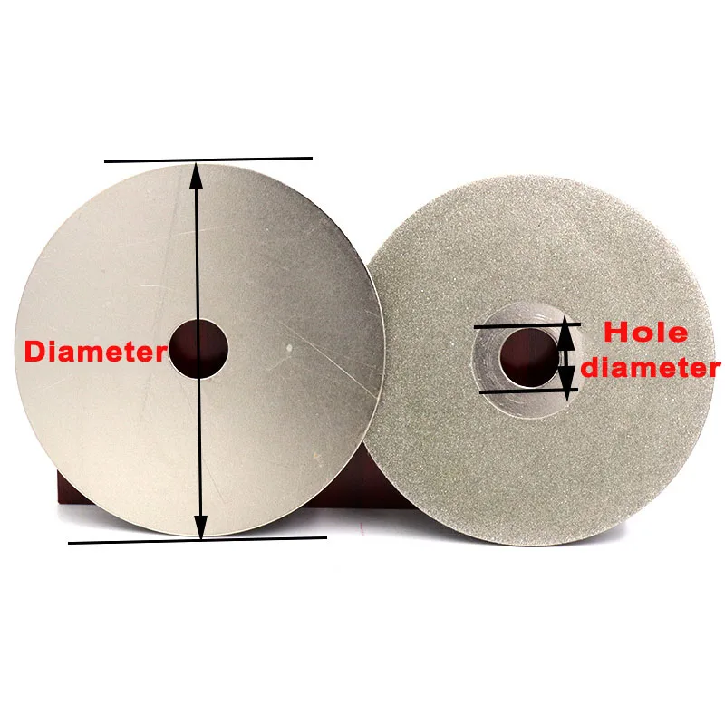 4 Inch Polishing Grinding Disc Diamond Coated Flat Lap Wheel Lapidary Jewelry Polishing Grinding Disc 36-3000 Grit