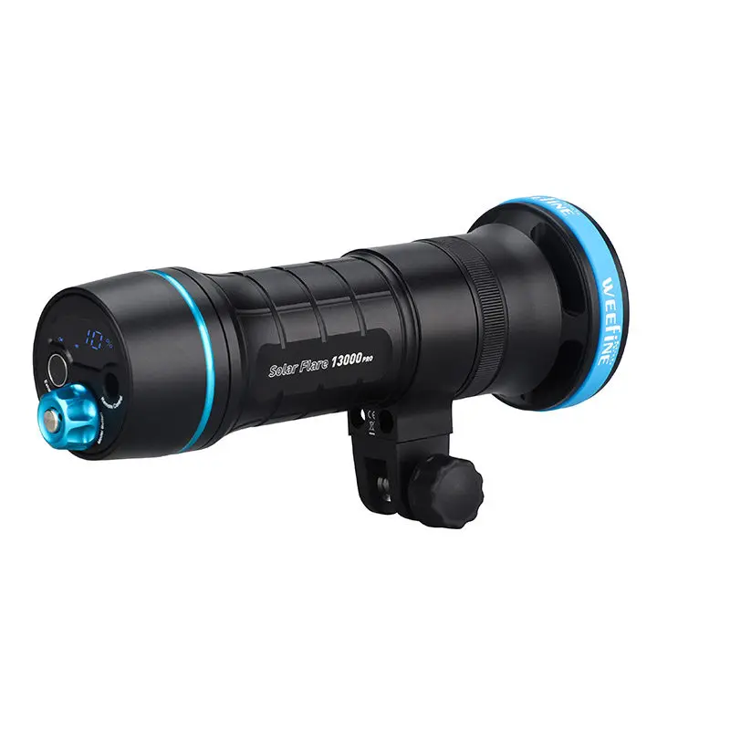 Weefine WF094 COB integrated light Solar Flare 13000 PRO lumens Diving Underwater Flash Video Flashlight Photography Torch