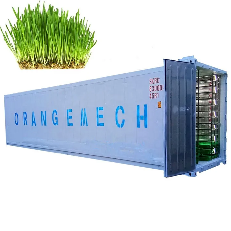 Industry automatic hydroponic fodder growing system seeds sprouting machine