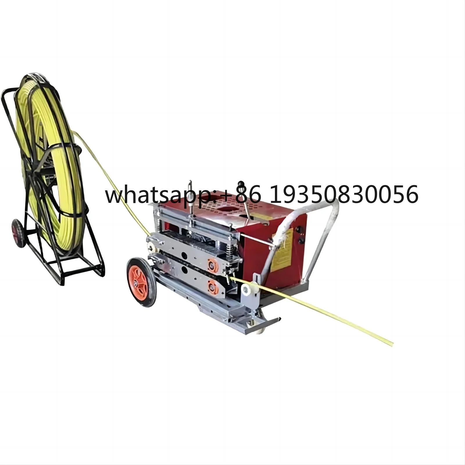 

Portable Full-Automatic Optical Fiber Power Cable Puller Small Optical Tractor Cable Conveyor Fiberglass Duct Rodder Puller