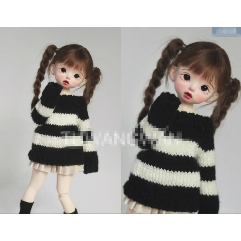 BJD Striped Handmade Sweater 1/6 OB24 Doll Clothing CWB333