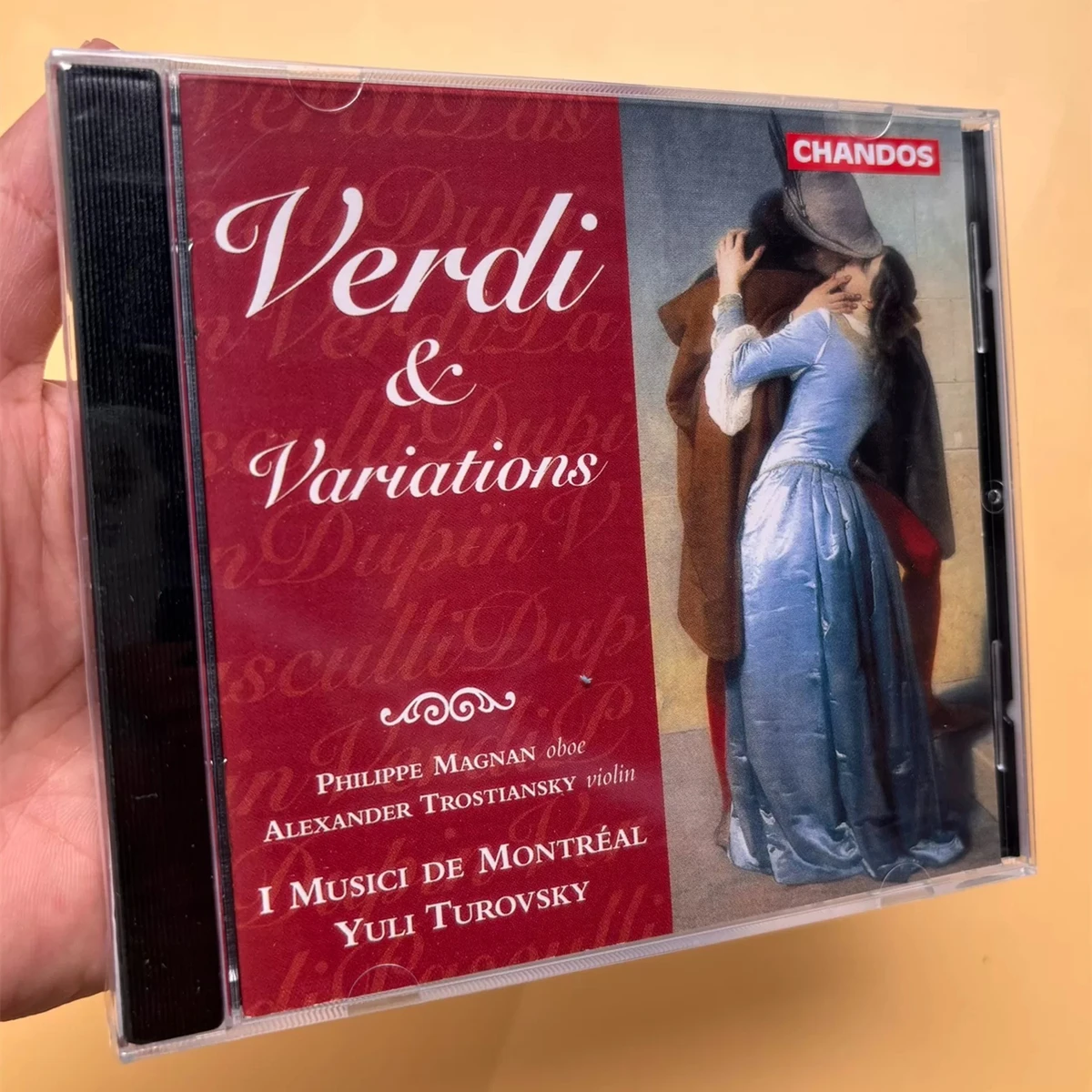 

Классический музыкальный CD Philippe Magnan Alexander Trostiansky: Альбом «Вариации Верди», музыкальная запись, для косплея, Walkman, автомобильных саундтреков, в коробке