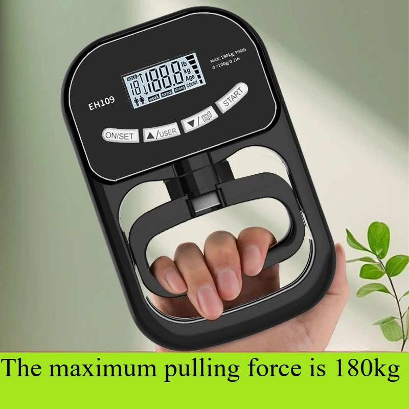 Electronic grip strength meter with memory storage, suitable for use by students in fitness schools