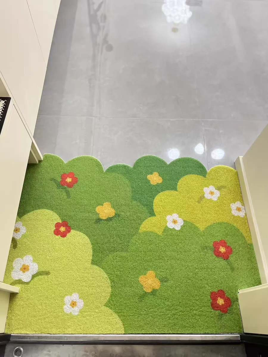

XiaoXifeng Garden Entrance Mat Kitchen Door Mat Anti-Slip Dust Cleaning Cusizable Door Mat for lway Home Decor