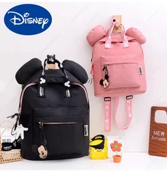 Disney-mochila escolar de lujo para niños, para guardería morral pequeño de Mickey, regalo para niños, nuevo estilo