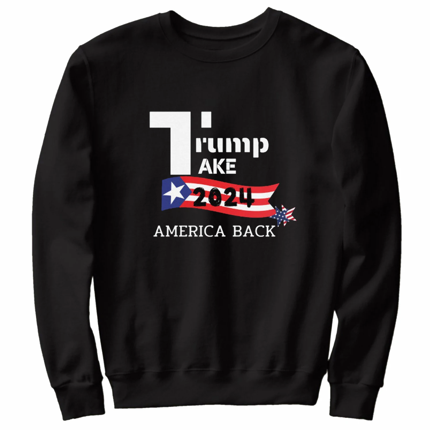 

Take America Back Trump 2024 Election Supporter Unisex Sweatshirts 100% Cotton Casual Mens Pullover Hoodie Fashion Streetwear