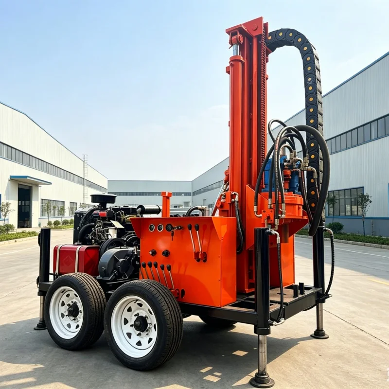 Customized Water Well Drilling Machine, Best-selling Water Well Boring Machine, Mountain & Household Well Drilling Equipment